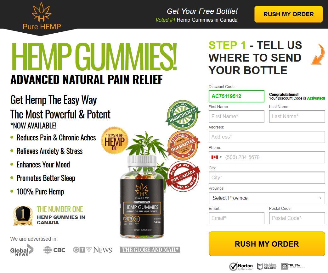 Extra Strength Pure Hemp Gummies